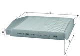 KNECHT Filter, kupéventilation LA 54/1