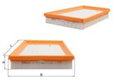 KNECHT Воздушный фильтр LX 1813