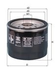 KNECHT Oljefilter OC 239
