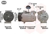 VAN WEZEL Kompressor, klimatanläggning 4300K486
