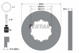 TEXTAR Tarcza hamulcowa 93145611
