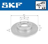 SKF Jarrulevy VKBD 80058 S2