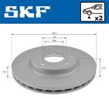 SKF Jarrulevy VKBD 80064 V2