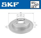 SKF Jarrulevy VKBD 90050 S2