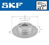 SKF Jarrulevy VKBD 90088 S2