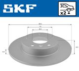SKF Jarrulevy VKBD 90115 S2