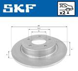 SKF Jarrulevy VKBD 90303 S2