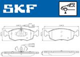 SKF Bromsbeläggssats, skivbroms VKBP 80146 E