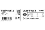 SKF Bromsbeläggssats, skivbroms VKBP 80512