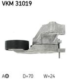 SKF Kiristysrulla, moniurahihna VKM 31019