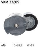 SKF Kiristysrulla, moniurahihna VKM 33205