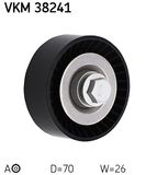 SKF Kiristysrulla, moniurahihna VKM 38241
