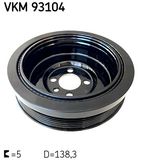 SKF skriemulys, alkūninis velenas VKM 93104