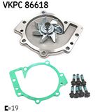 SKF Vattenpump, motorkylning VKPC 86618