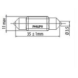 PHILIPS Kvēlspuldze, Salona telpas apgaismojums 128596000KX1