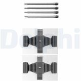 DELPHI Zestaw akcesoriów, klocki hamulcowe LX0398