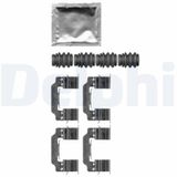 DELPHI Zestaw akcesoriów, klocki hamulcowe LX0664