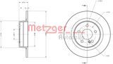 METZGER AUTOTEILE Тормозной диск 6110209