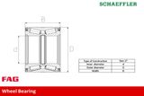 Schaeffler FAG Pyöränlaakerisarja 713 6301 80