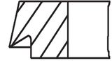 MAHLE Kolvringsats 038 24 N0