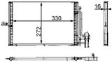 MAHLE Конденсатор, кондиционер AC 317 000S