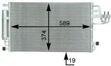 MAHLE Конденсатор, кондиционер AC 399 000S