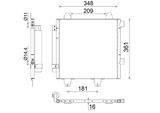 MAHLE Конденсатор, кондиционер AC 459 001S