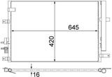 MAHLE Конденсатор, кондиционер AC 693 000S
