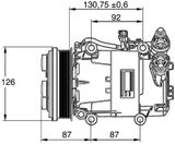 MAHLE Kompressor, klimatanläggning ACP 54 000P