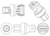 MAHLE Tryckkontakt, klimatanläggning ASE 14 000P