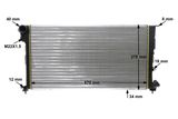 MAHLE Radiaator,mootorijahutus CR 471 000S