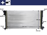 MAHLE Radiaator,mootorijahutus CR 475 000S