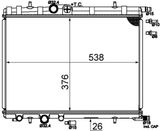 MAHLE Radiaator,mootorijahutus CR 515 000S
