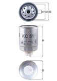 MAHLE Bränslefilter KC 51