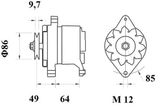 MAHLE Генератор MG 151