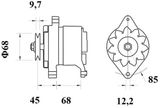 MAHLE Генератор MG 258
