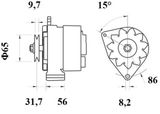 MAHLE Генератор MG 347