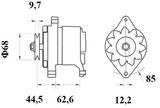 MAHLE Генератор MG 43