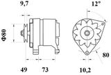 MAHLE Генератор MG 437