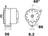 MAHLE Generator MG 517