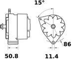 MAHLE Generator MG 58