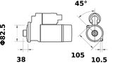MAHLE Startmotor MS 293
