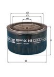 MAHLE Oljefilter OC 548