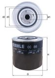 MAHLE Oljefilter OC 86