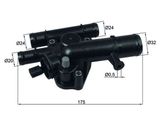 MAHLE Termostat, środek chłodzący TI 243 89