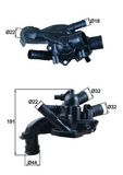 MAHLE Термостат, охлаждающая жидкость TM 46 105