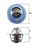 MAHLE Termostat, środek chłodzący TX 185 82D