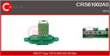 CASCO Сопротивление, вентилятор салона CRS61002AS
