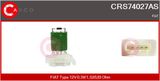 CASCO Сопротивление, вентилятор салона CRS74027AS