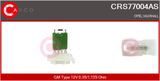 CASCO Сопротивление, вентилятор салона CRS77004AS